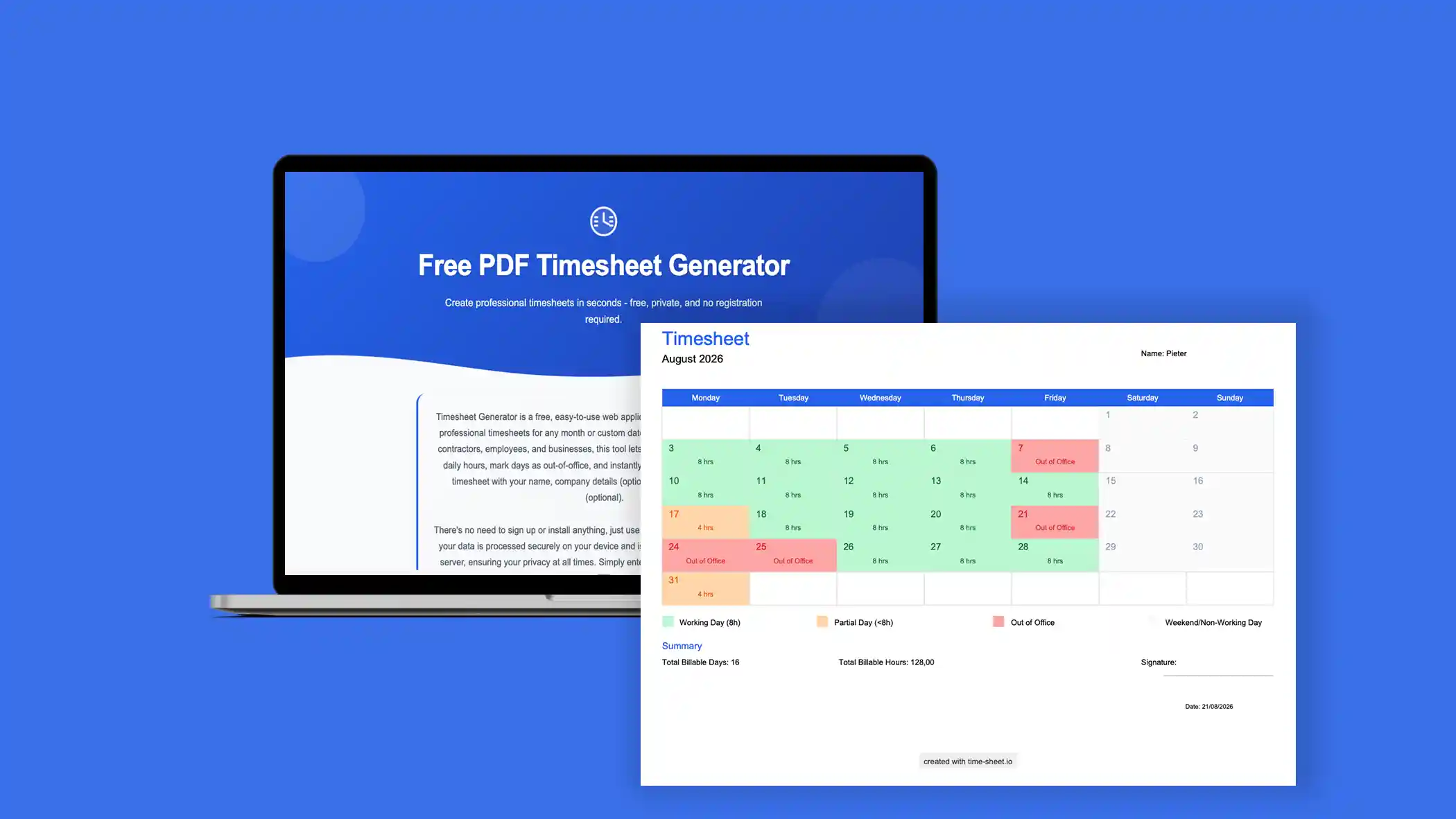 Time-Sheet.io